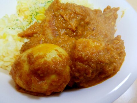 【インドカレー】卵とジャガイモのカレー